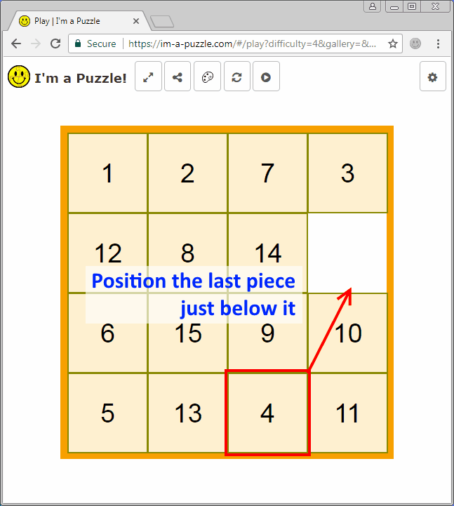 Sliding Puzzle Solution - IGN